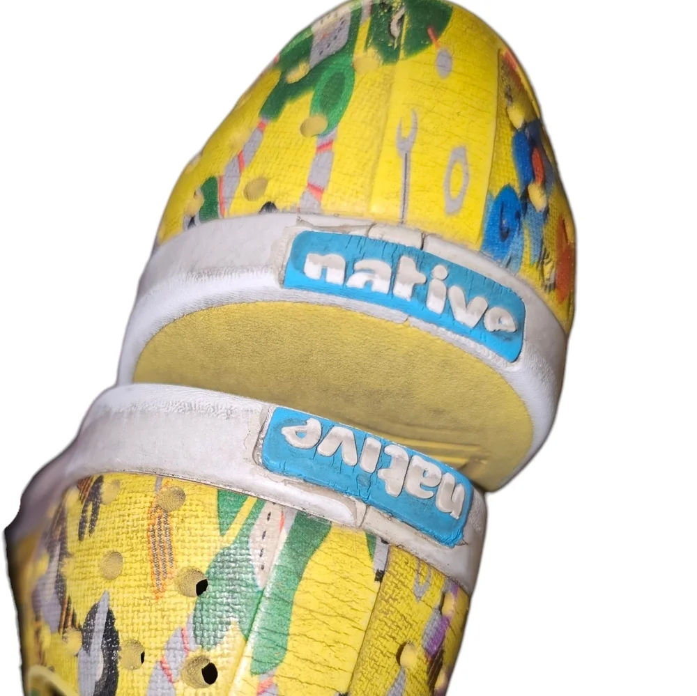 Native Colorful Kids Slip-On Shoes
